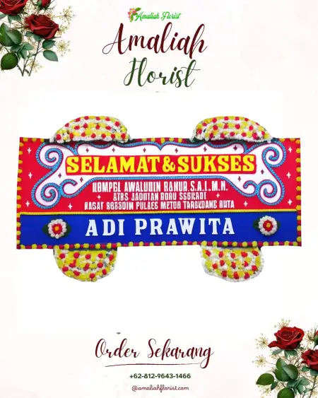 Papan Bunga Ucapan Selamat Mlancu
